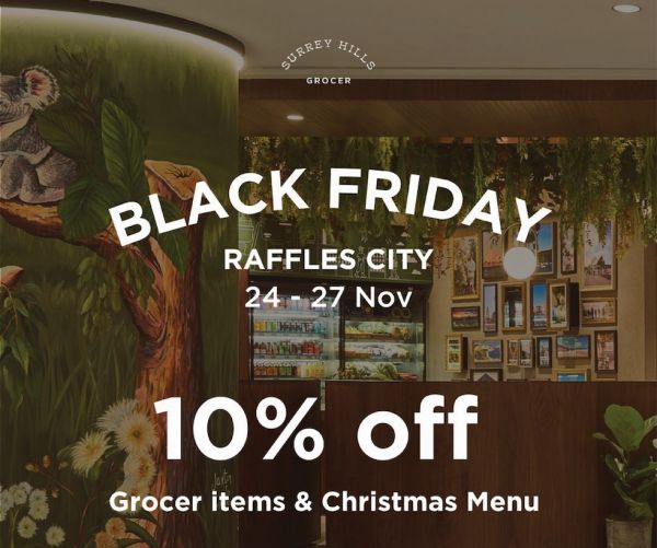 Surrey Hills Grocer Black Friday Promotion SURREY HILLS GROCER